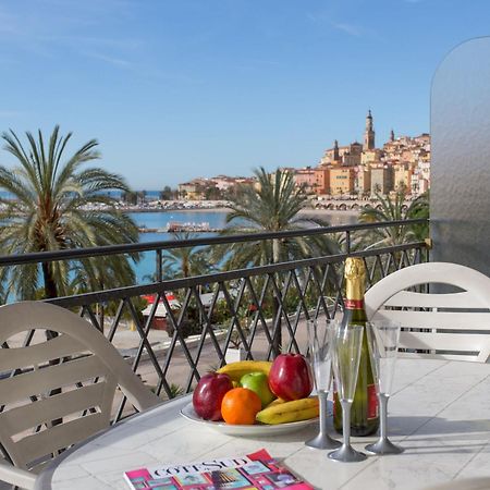 Studio Climatise Avec Terrasse Face Mer A Menton - Fr-1-196-208 Exterior foto